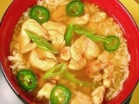 Легкий рисовый супчик со сладким перцем