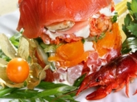 Cалат из морепродуктов