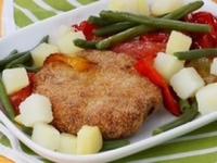 Котлеты с овощным гарниром