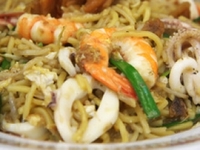 Лапша с морепродуктами