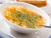 Суп с корнем петрушки