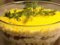 Нежная грибная «шуба»