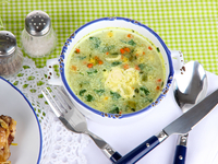 Рисовый суп с капустой