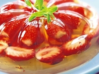 Ягоды в винном желе