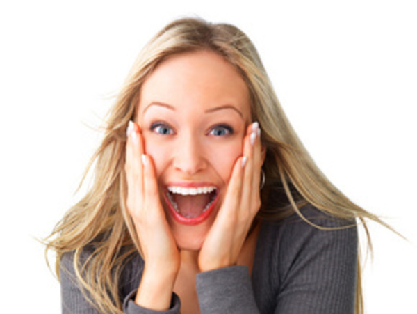 Реакция мужчины на ваш счастливый вид