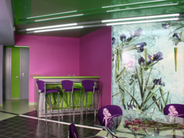 Цветочные узоры в интерьере