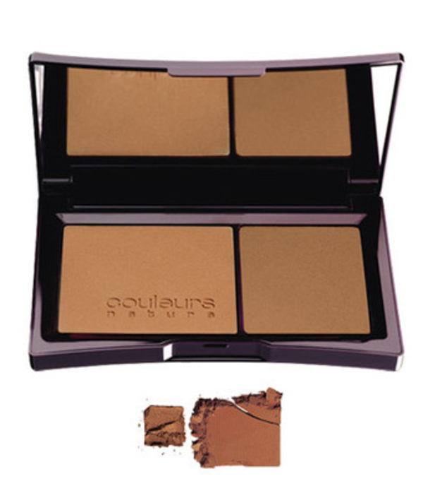 Бронзирующая пудра-дуэт "Загар и перламутр"