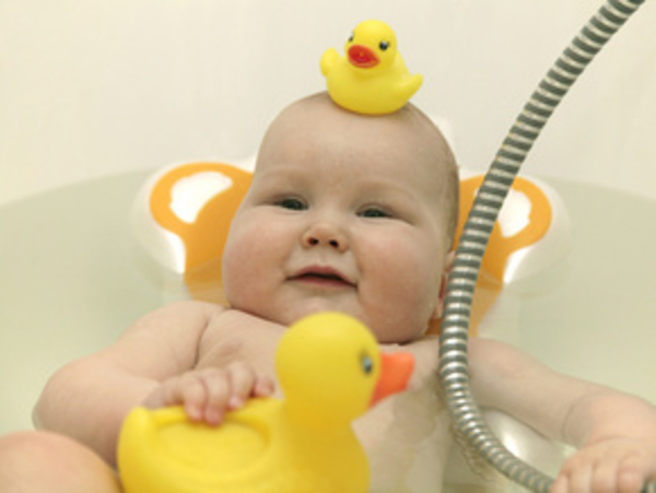 Впервые в бассейн!