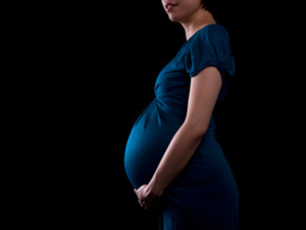 Беременная за рулем