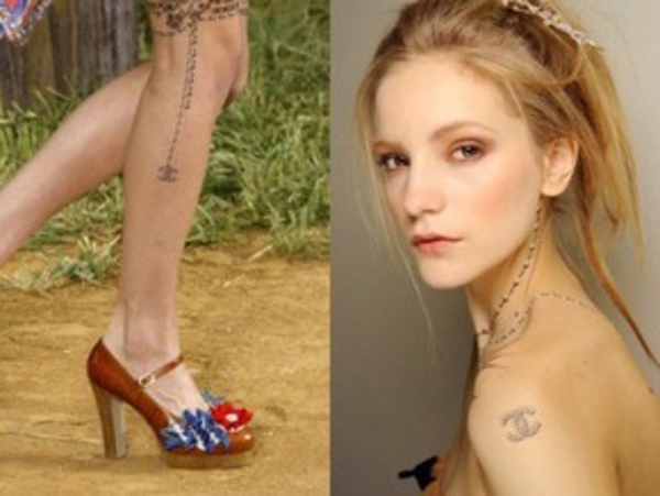 Chanel выпускает коллекцию искусственных татуировок