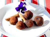 Трюфели с клюквой