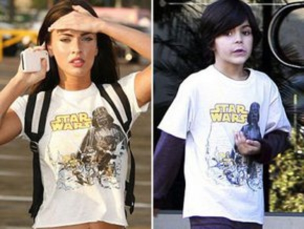 Меган Фокс одолжила одежду у 8-летнего пасынка