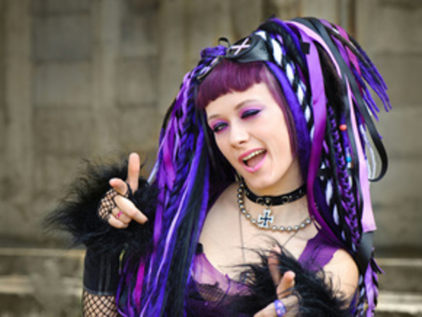 Прически в стиле треш