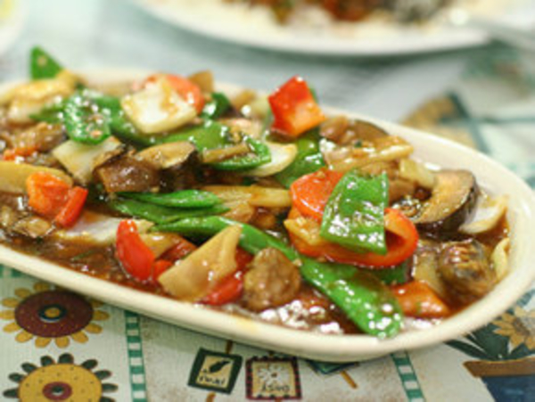 Жарим овощи