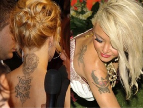 Татуировки звёзд (ФОТО)