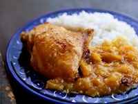 Идея для обеда: курица с чатни из айвы