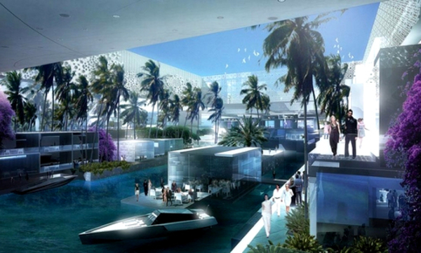 Карл Лагерфельд разрабатывает дизайн острова