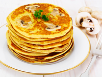 Блины с грибами на Масленицу