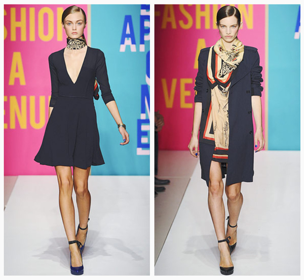 DKNY весна-лето 2011:  заметный тренд - минимализм