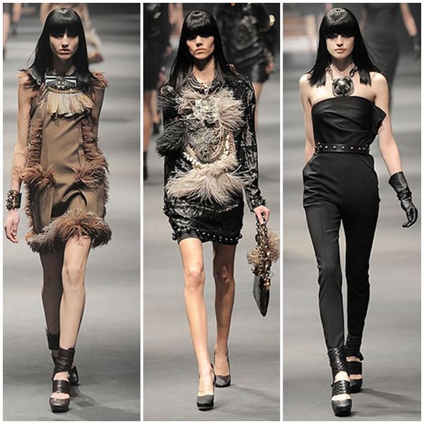 Частичка джунглей от Lanvin: осень-зима 2010/2011