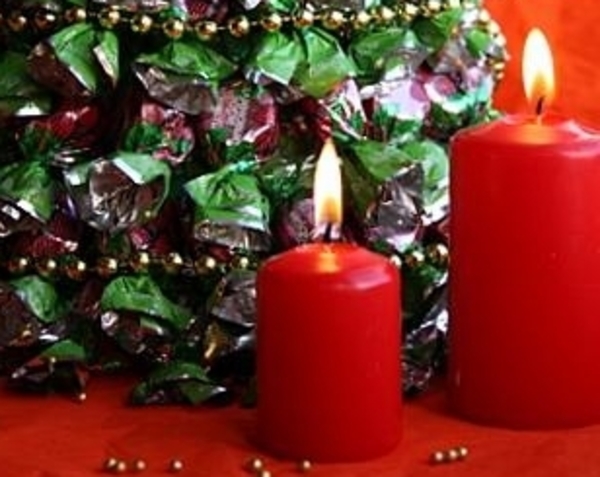 Елка из конфет