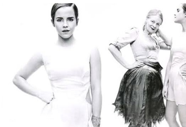 Эмма Уотсон снялась в фотосессии с Вивьен Вествуд