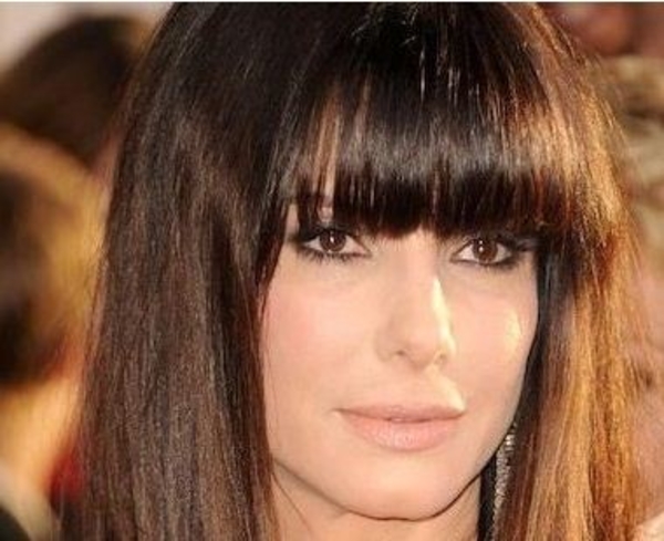 Челка на один вечер как у Санды Баллок