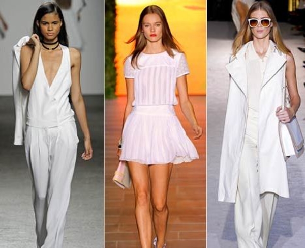 Правила, как носить белые вещи