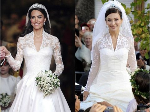 Свадебное платье Кейт Миддлтон оказалось копией