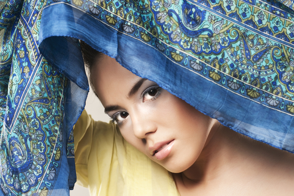 Как носить платок: мастер-класс