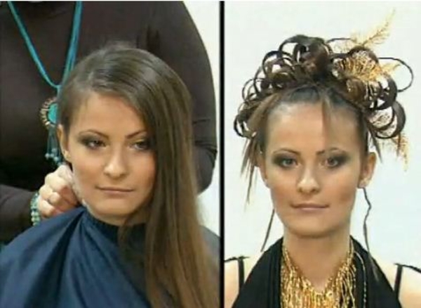 Выпускной 2011: Креативная прическа для длинных волос