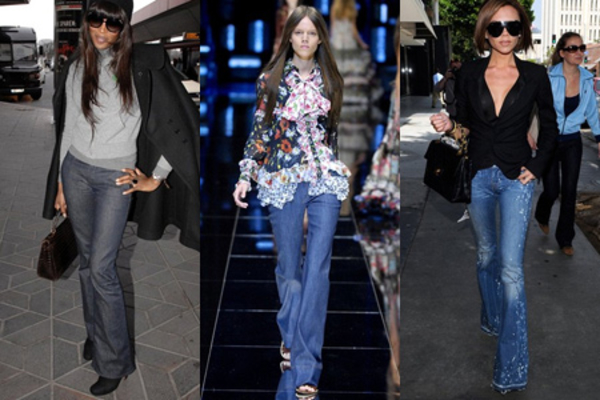 Джинсы клеш - новое возвращение 2011