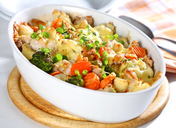 Готовим картофельную запеканку с овощами