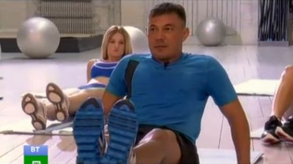 Утренняя зарядка от Кости Цзю и Ляйсан Утяшевой