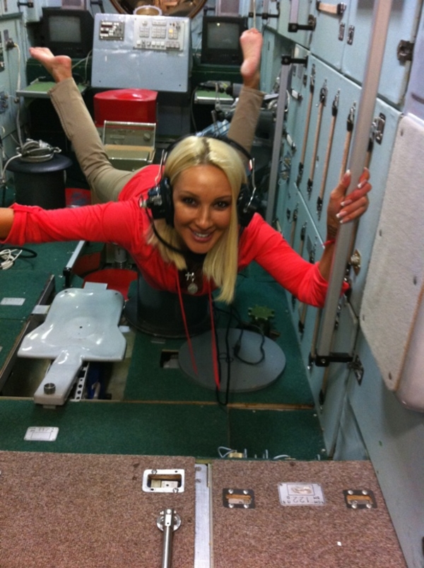 Лера Кудрявцева ощутила невесомость