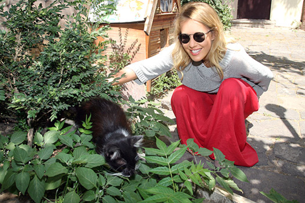 Ксения Собчак в образе Lady Gaga