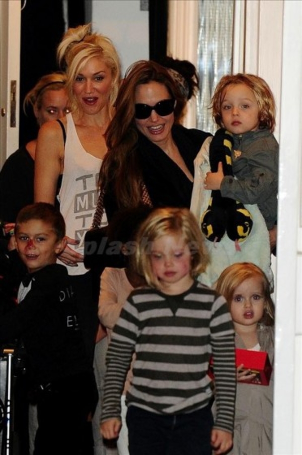 Дети Джоли и Гвен Стефани устроили переполох