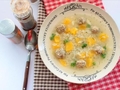 Осенний суп с мясными шариками