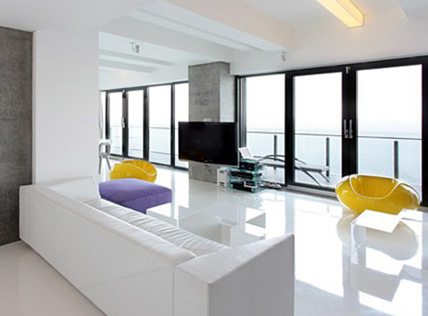 Интерьер квартиры: Минимализм в белом цвете