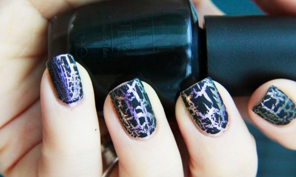 Модный маникюр в стиле граффити