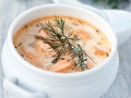 Финский сливочный суп с лососем