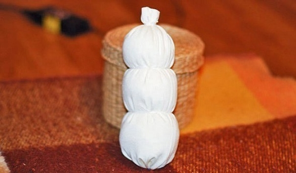 Новогодняя поделка: Декоративный снеговик