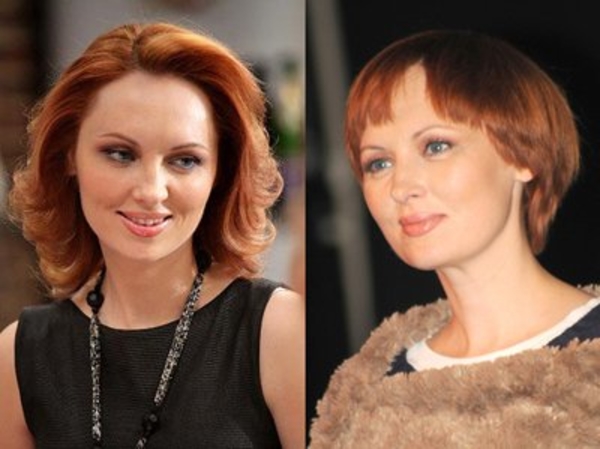 Актриса Елена Ксенофонтова подстриглась под мальчика