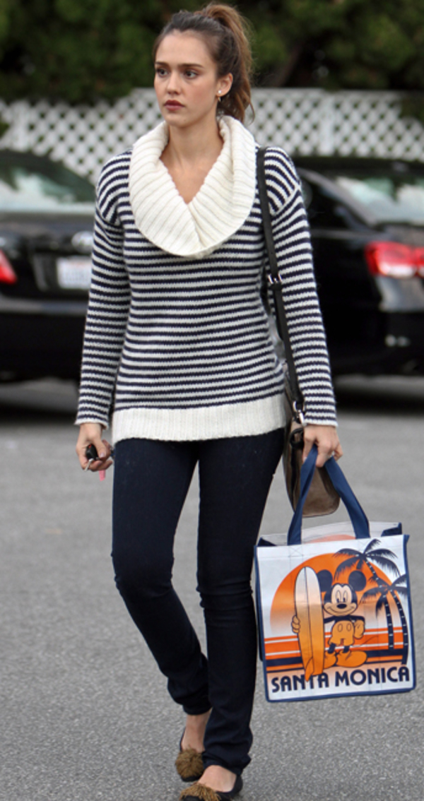 Look дня: Джессика Альба