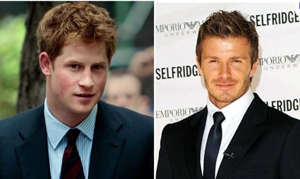 Дэвид Бекхэм и принц Гарри зажгли в ночном клубе