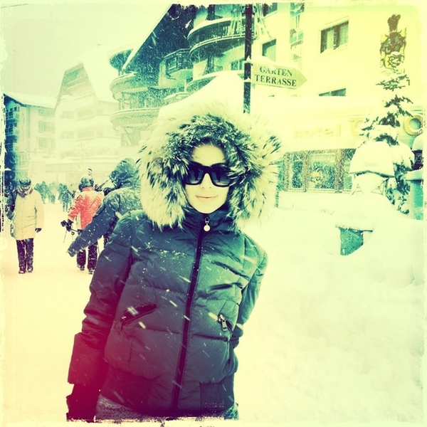 Светлана Лобода провела праздники в Альпах