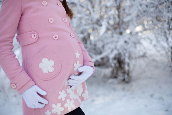 Правила поведения беременной при сильном морозе