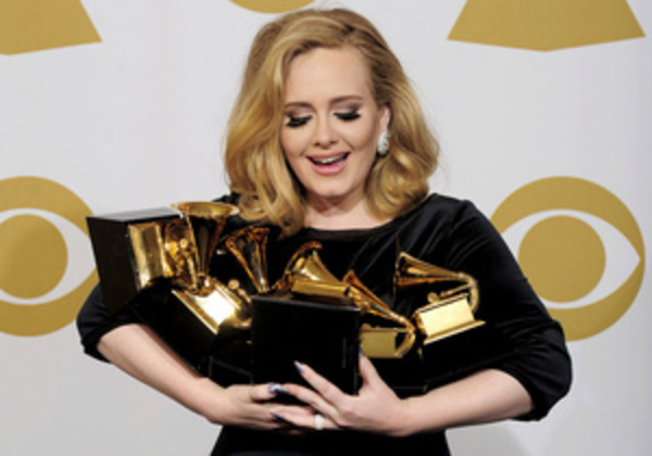 Адель стала главным триумфатором  Grammy 2012