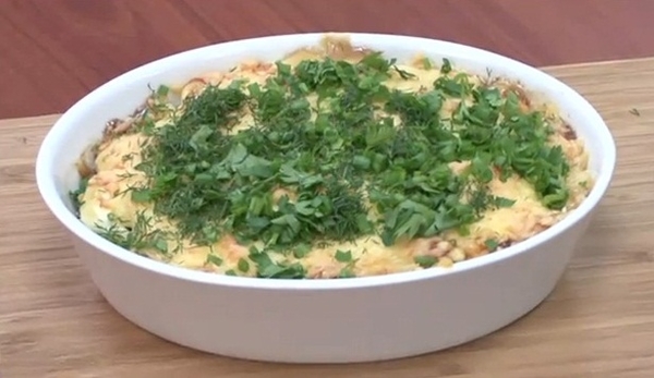Как приготовить запеканку из мясного фарша с овощами (ВИДЕО)