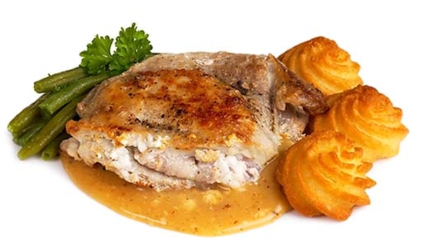 Мясные биточки из рубленой свинины